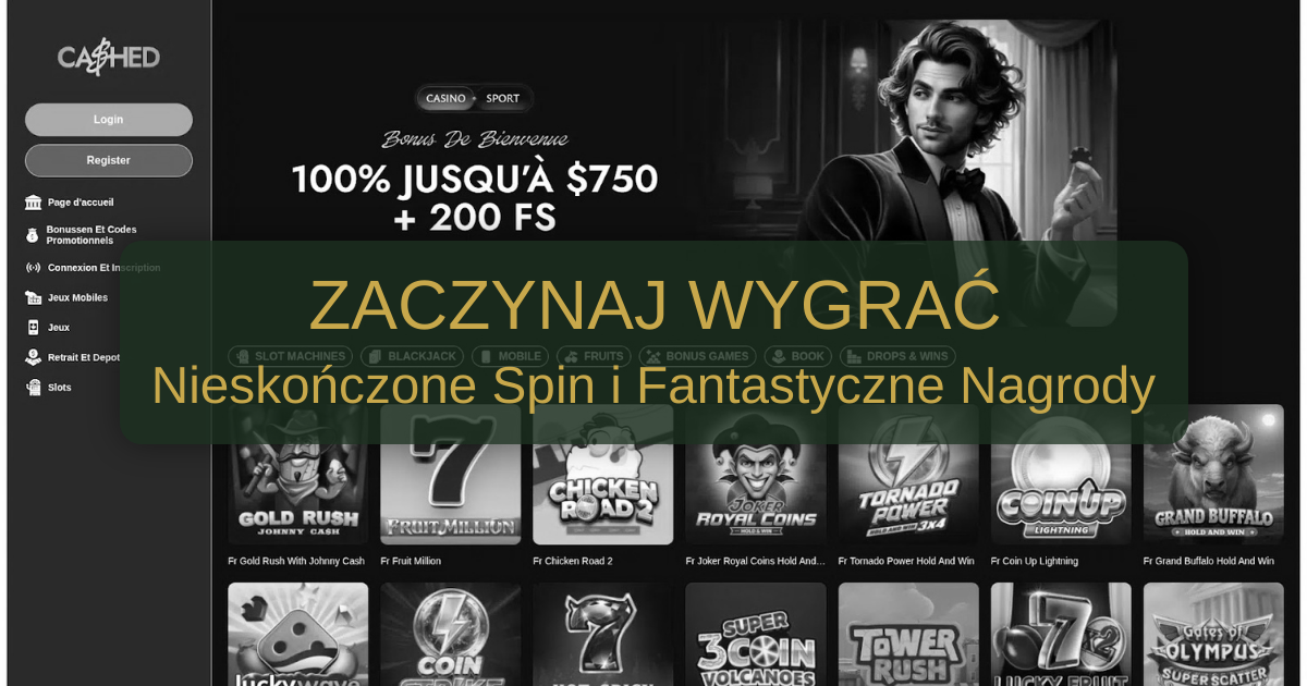 Cashed Casino welcome bonus